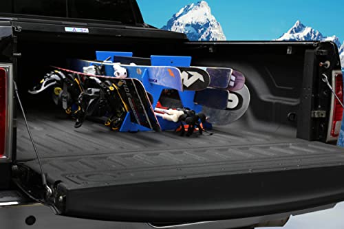 TRAPSKI All Mountain Ski and Snowboard Mobile Rack | Marine Grade HDPE Plastic | UV Protected | Premium Strap Included | 3 Year Warranty | Made in The USA | Veteran Owned Business… (Black, Quad) - Thumbnail 5