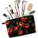 Livel lhood Tomato Makeup Bag Red Tomato Pattern Small Cute Organizer Bag Zipper Pouch Tomato Illustration Print Cosmetic Bag Present for Women Friends
