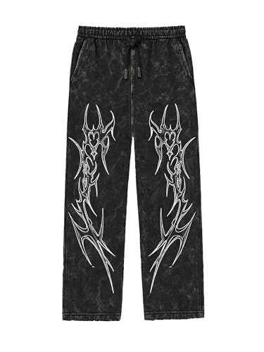 Image of fanideaz Mens Cotton Baggy Trackpant for Men | Streetwear Loose Fit Track Pants for Men | Comfortable Breathable Cotton Casual Wear Lower for man Stylish