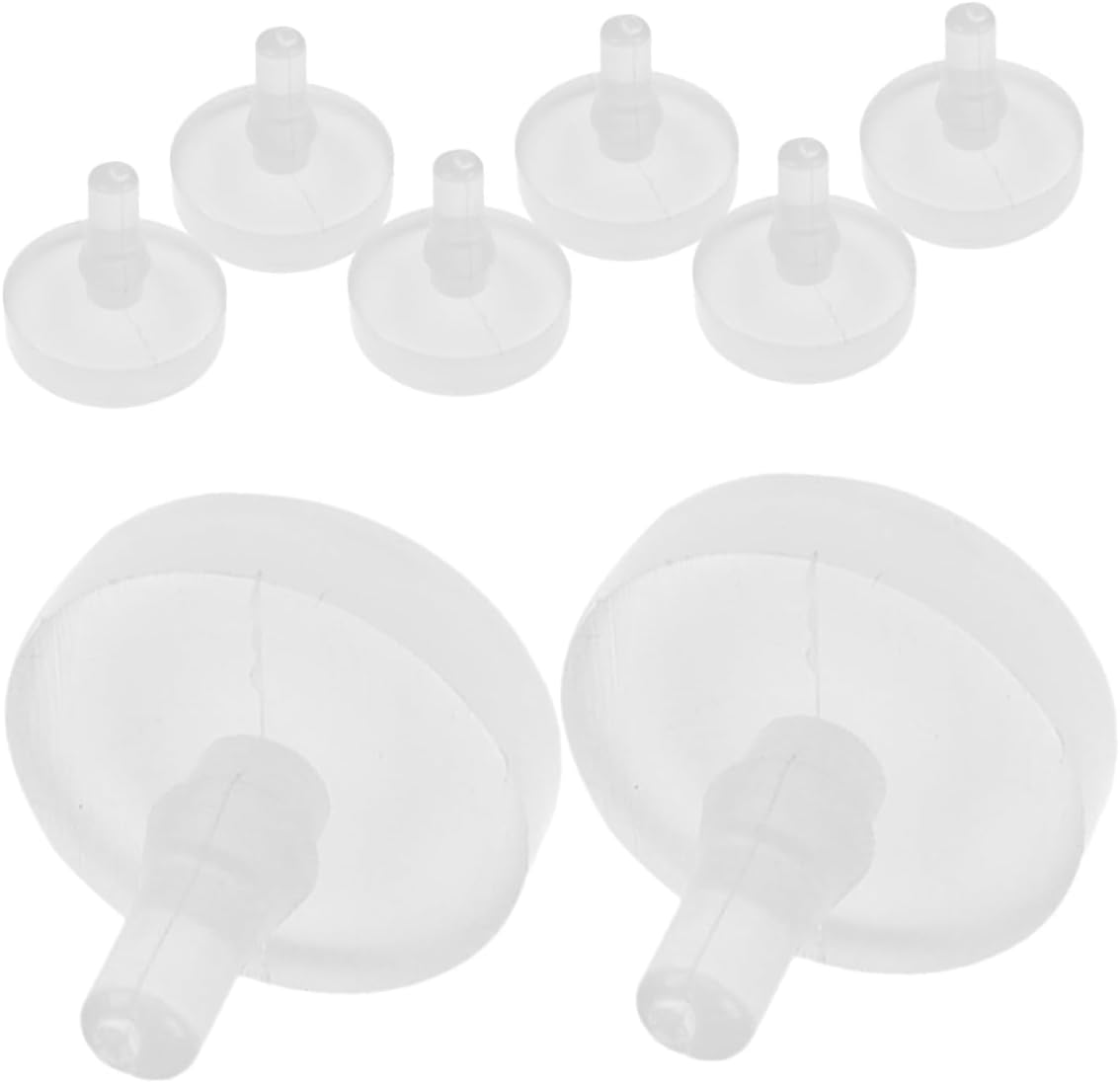 8pcs Rubber Pad Set for Car Brake Clutch Pedal Positioning Feature for Brake Light Switch Stopper Off Road Pedal Stop