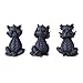 Pacific Giftware See, Hear, Speak No Evil Dragon Shelf Sitter Computer Top Sitters