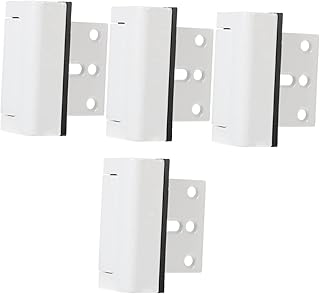 TEHAUX 4 Pçs Fechadura De Reforço De Porta De Segurança Fechadura De Segurança Para Crianças Fechadura De Corrente Fechadura De Corrente Porta Interior Porta Da Frente Liga De Alumínio