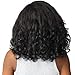 Sensationnel Curls Kinksandco Half Wig - Rain Maker Instant Weave Drawstring Cap for Natural 3C to 4C Hair Textures (1B OFFBLACK)