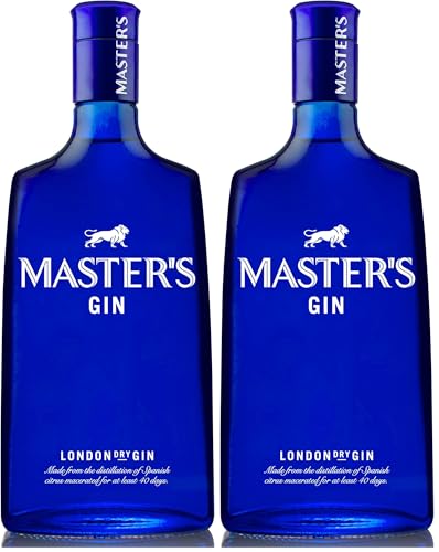Master's Gin, Ginebra London Dry de 5 botánicos, Botella 700