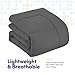 Full Size Comforter Set with Sheets - 7-Piece Bedding Collection - 1 Comforter, 1 Fitted Sheet, 1 Flat, 4 Pillowcases - Deep Pocket - Soft & Breathable Premium Quality - Ideal for All Seasons, Gray