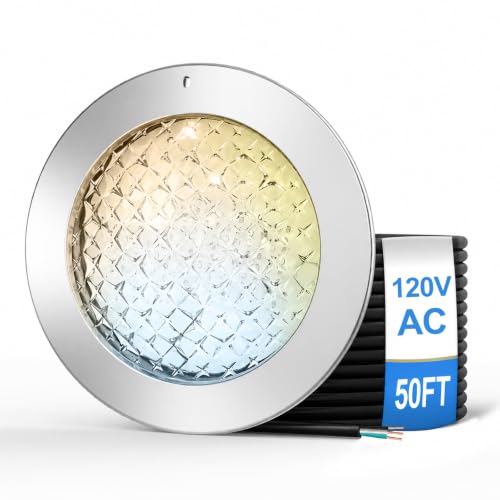 waveejovi 10 Inch 55W Pool Light (50FT)