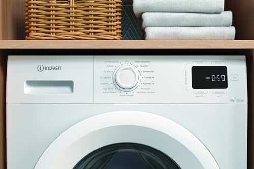 Indesit IM 1072 MY TIME IT – Lavatrice 10 Kg, Carica Frontale, Libera Installazione, 1200 Giri/min, Classe A, Vapore, Cicli Rapidi, AcquaFlex, Antimacchia, 84,5 x 60 x 58 cm - Immagine 4