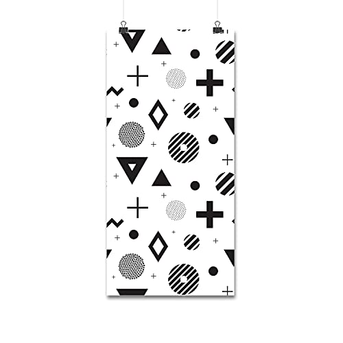 Fotomurale autoadhesivo sin burbujas Magic-Stick papel pintado geométrico lavable anti manchas 3