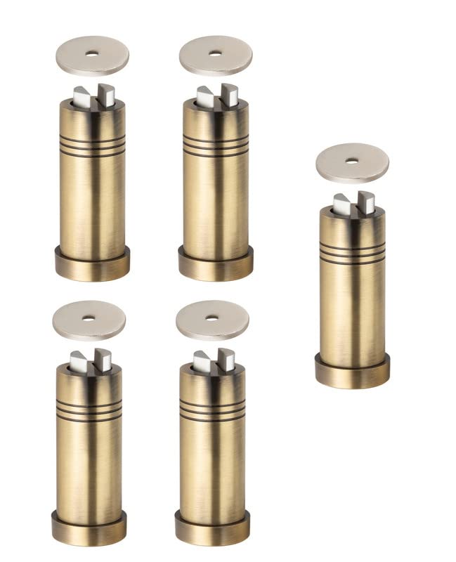 4-YOU Antique Stainless Steal Wall Mounted Magnetic Door Stopper for Home (Pack of 5) (B09TGYDSTJ) Amazon Price History, Amazon Price Tracker