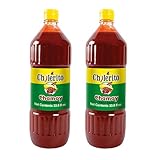 Chilerito Chamoy 1 L – Salsa Mexicana Dulce, Ácida y Picante | Ideal para Fruta, Snacks y Bebidas - Pack Laborawi (2 x 1L)