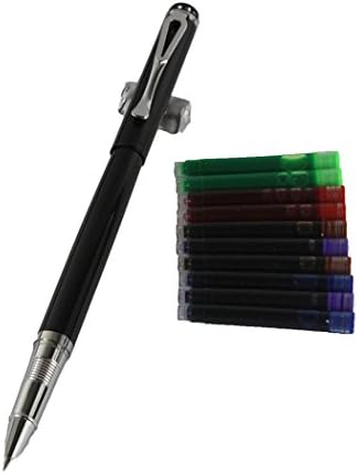 Elegant Fountain Pen Jinhao 301 Black with Diamond Fine Nib