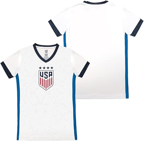 Miniatura 26 de Icon Sports Camiseta oficial del equipo nacional de fútbol femenino de EE. UU. para el día del partido - Niñas