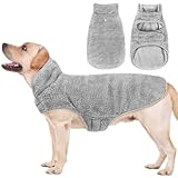 Malier - chamarra de invierno para perro, forro polar reversible para clima frío, chamarra de nieve cálida para...