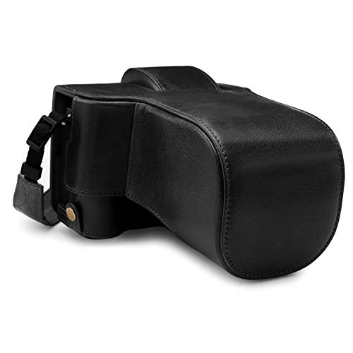 Étui en cuir véritable MegaGear Fujifilm X-T4 protection élégante et artisanale