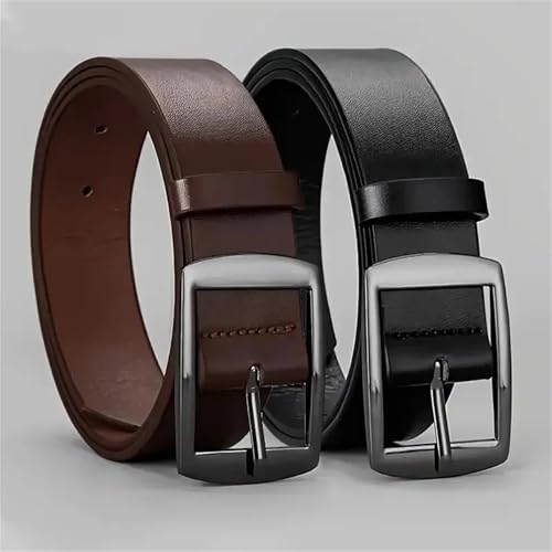 Mnjyihy Men's Casual PU Leather Belt With Fashion Alloy Square Buckle For Daily Wear Leisure Activities2