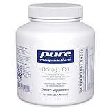 Pure Encapsulations - Borage Oil - Hypoallergenic Dietary Supplement - 180 Softgel Capsules