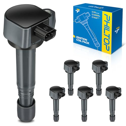 PHILTOP UF624 Ignition Coil Packs Fits for Honda 2009-2015 Pilot, 2009-2014 Ridgeline, Acura 2010-2013 MDX, 2013-2015 RDX, 2010-2013 ZDX by PHILTOP - Used condition - US$30.94