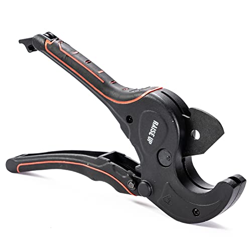 [RAISE UP] ���r�p�C�v�J�b�^�[ ���`�F�b�g�� �p�C�v�J�b�^�[ PVC PE PEX �v���X�`�b�N�z�[�X�p �ؒf�\�� (42mm)