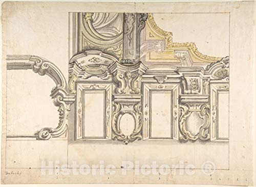 Historic Pictoric Art Print : Italian, Piedmontese, 18th Century -
