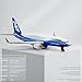 HANGHANG 1/400 BOE ing 747 Plastic Airplane Model Suitable for Collections and Display
