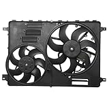 PartsFlow Engine Radiator Cooling Fan Assembly for 2015-2016 Land Rover Discovery Sport for 2012-2016 Land Rover Range Rover Evoque for 2013-2015 Land Rover LR2 LR045248