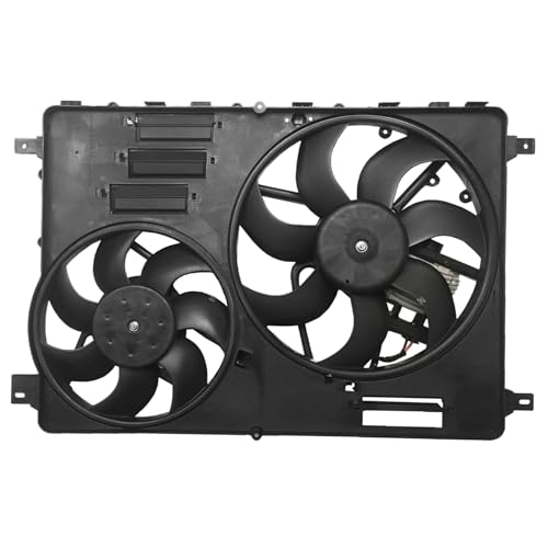 PartsFlow Engine Radiator Cooling Fan Assembly for 2015-2016 Land Rover Discovery Sport for 2012-2016 Land Rover Range Rover Evoque for 2013-2015 Land Rover LR2 LR045248