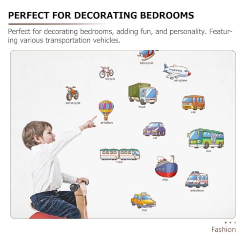Vinilo decorativo removible para pared de vehículo 30x60 cm miniatura 5