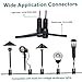 Holibanna 4pcs Low Voltage Wire Connectors Kit for Landscape Lights Electrical Wire Connectors Easy Install No Tools Needed