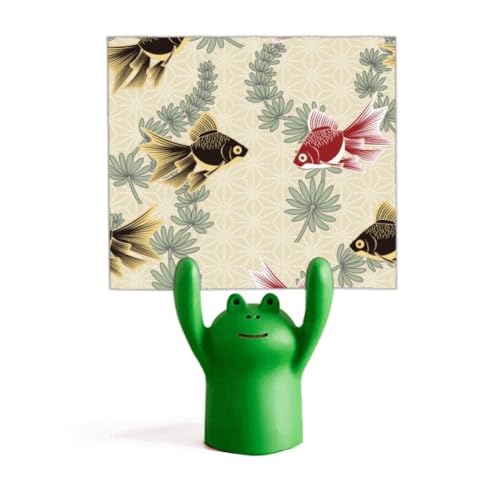 Support de mémo grenouille poisson et herbe pour bureau