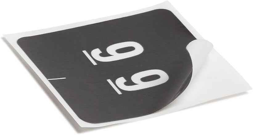 Smead 67429 Single Digit End Tab Labels Number 9 Black 250/Roll