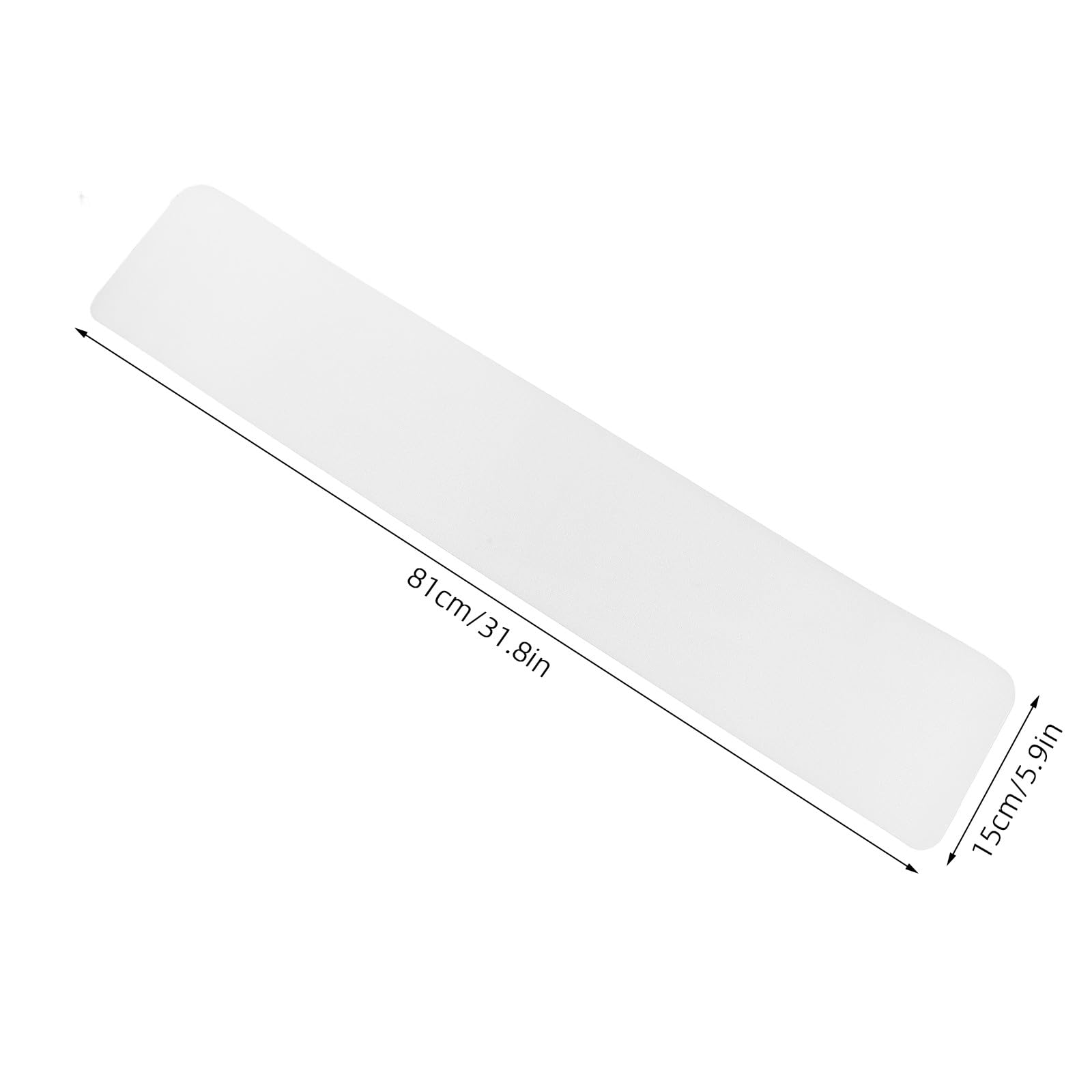 SOLUSTRE 6 szt. antypoślizgowych nakładek na schody 6" X 32",