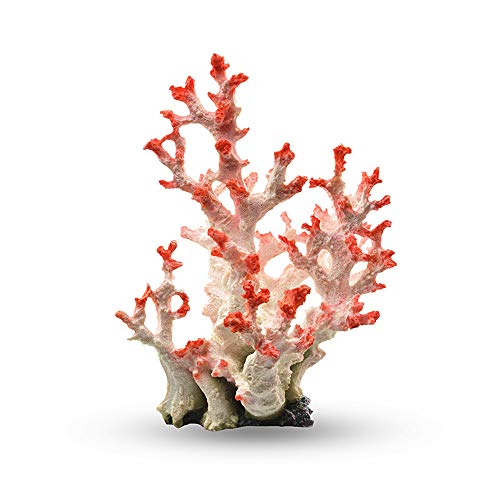 Danmu 1Pc Of Polyresin Coral Fish Tank Aquarium Decoration, Coral Ornaments, Aquarium Coral Decor 8" X 7" X 11" #TOP22