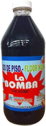 Original Botanica La Bomba Floor Wash Spiritual Cleansing Negative Energy Protection Herb Purification Evil Eye Bad Energy Removal, 16oz