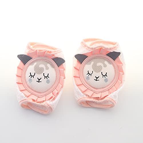 Miniatura 6 de 2 pares de rodilleras de bebé para gatear y niños pequeños. Rodilleras ajustables antideslizantes, calentadores de piernas, protector suave con