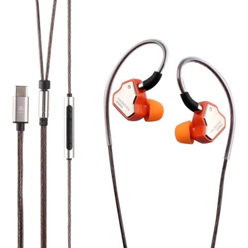 Image of Concept Kart 7Hz Salnotes Zero In Ear Monitor Wired Earphone With Mic,10Mm Dynamic Driver,Metal Composite Diaphragm,Noise Isolation,Iem With Detachable Oxygen Free Cable Type C Jack