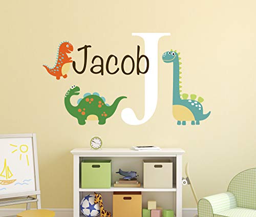 Vinilo Decorativo Dinosaurio Personalizado 30"x16" miniatura 2