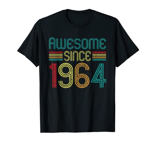 Awesome Since 1964 Retro 58 Years Old Vintage 58th Birthday Camiseta