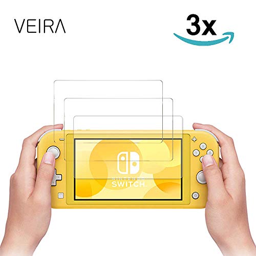 Preisvergleich Produktbild Nintendo Switch Lite Displayschutzfolie Zubehör - 3 Stück Switch Lite Folien Veira Premium Panzerglas Folie 9H Härte - 3 Stück Schutzfolien Switch Lite Zubehör - Nintendo Switch Lite Folie
