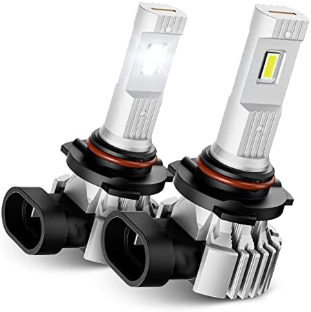 CAFOPAR H10 9145 LED Fog Light Bulbs, H10 9145 9140 LED Bulb 10,000 Lumens 300% Brighter 6500K Cool white 1:1 Mini Size Non-polarity, High/Low Beam Fog light Halogen Replacement Bulb