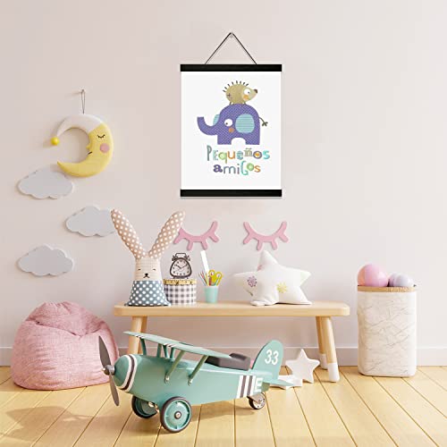 Yk Artwood 3 Pack Magnetic Poster Hanger Frame 12 Inch Black,12X16 12X18 12X20 12X24 Wood Magnet Frames Hangers For Photos, Pictures, Prints, Maps, Canvas Artwork,Diamond Art Painting, Canvas Hanger #TOP6