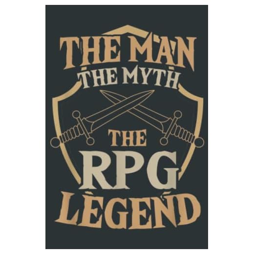 Man Myth RPG Legend Table Top 20 Sided Dice Gamer Smite: Heart Journal Notebook 6x9 inch 100pages