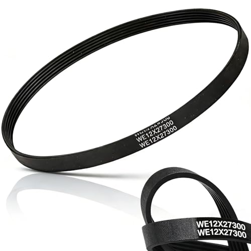 La Mejor Lista de centros de lavado ge - solo los mejores. 43 WE12X27300 - Correa de arrastre de lavadora para centro de lavandería GE/correa de lavadora combinada compatible con Whirlpool Amana, reemplaza 4587578, AP6328196, PS12342956,...