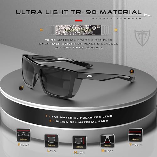 ATTCL Sports Polarized Sunglasses For Men Women Cycling Driving Fishing 100% UV Protection Sunglass3