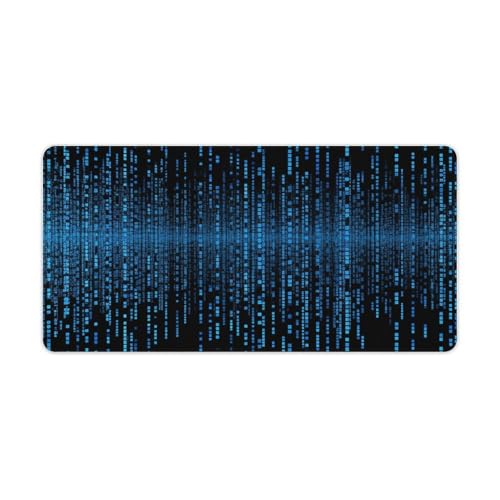 Tapis de souris de grande taille bleu pour la maison et le bureau