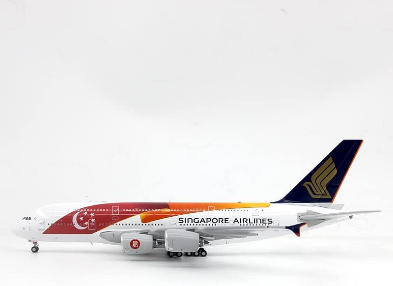 Miniatura 2 de JC Wings Singapore Airlines para Airbus A380 9V-SKI 1/400 DIECAST modelo preconstruido