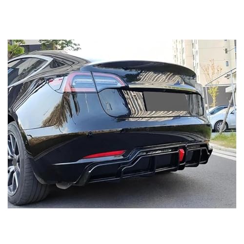 Diffuseur lèvre arrière look carbone pour sublimer votre Tesla Model 3