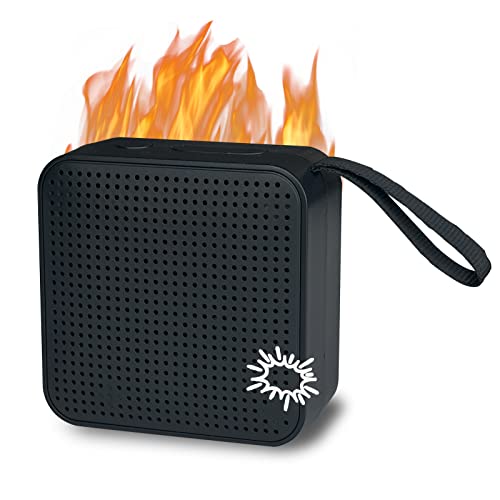 MSELTOS Fireplace Crackler Sound Box for Electric Fireplace, 2 in 1 Realistic Rechargeable Fire...