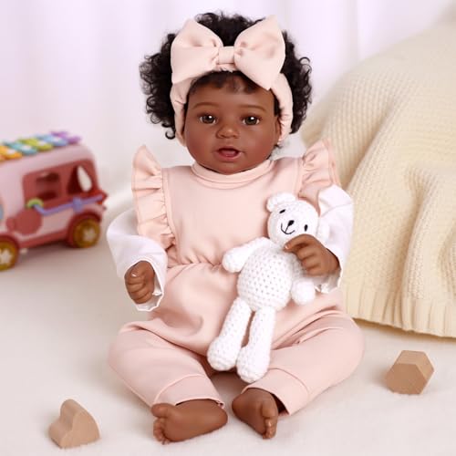 Muñeca Bebé Reborn Realista 20 Pulgadas Cuerpo de Tela y Vinilo miniatura 4