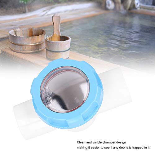 Visible Check Valve for Swimming Pool 2in Non Return Valve Prevents Backflow, Easy Installation, ABS+PVC Material - Image 2