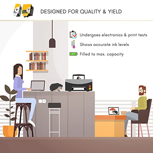 Limeink© 4 Pack Remanufactured 30Xl Ink Cartridges (2 Black, 2 Color) Use Replacement For Esp: 3.2, C110, C310, C315 Office 2150, Office 2170, Hero 3.1, Hero 5.1 Series Printers 1550532 1341080 #TOP4